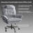 Labelle 24.8'' W Cross-Legged Office Chair with Flip-up Arms, Ergonomic Swivel Executive Chair With Headrest-476045184
