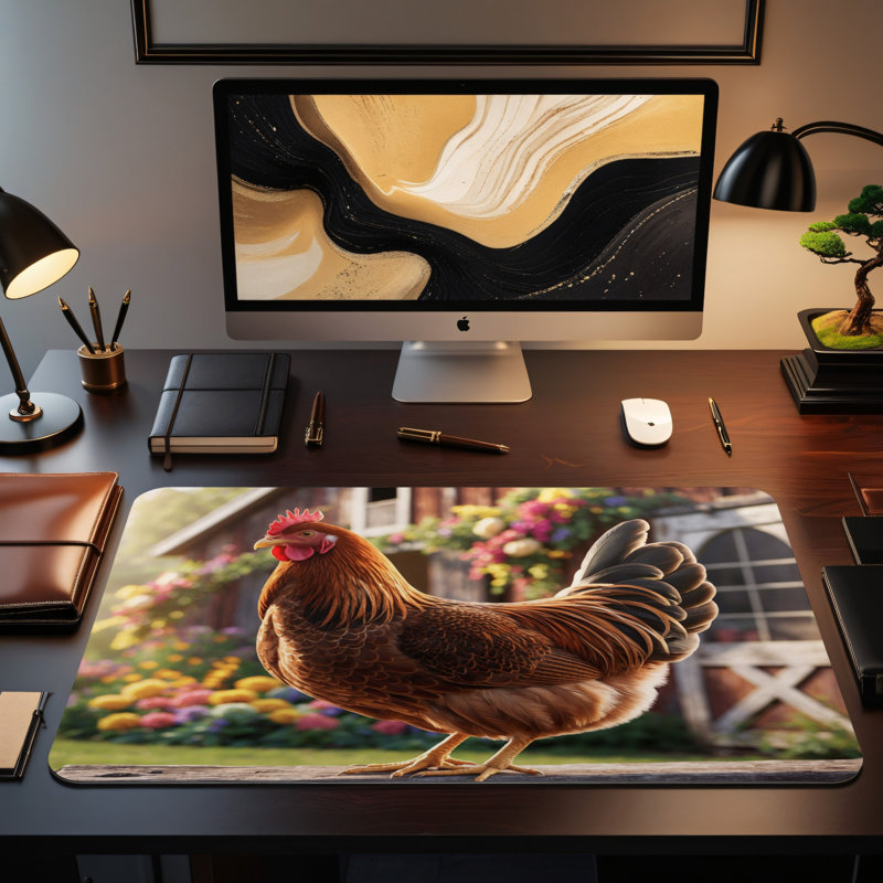 Polyester Desk Pad, 23.6x13.8