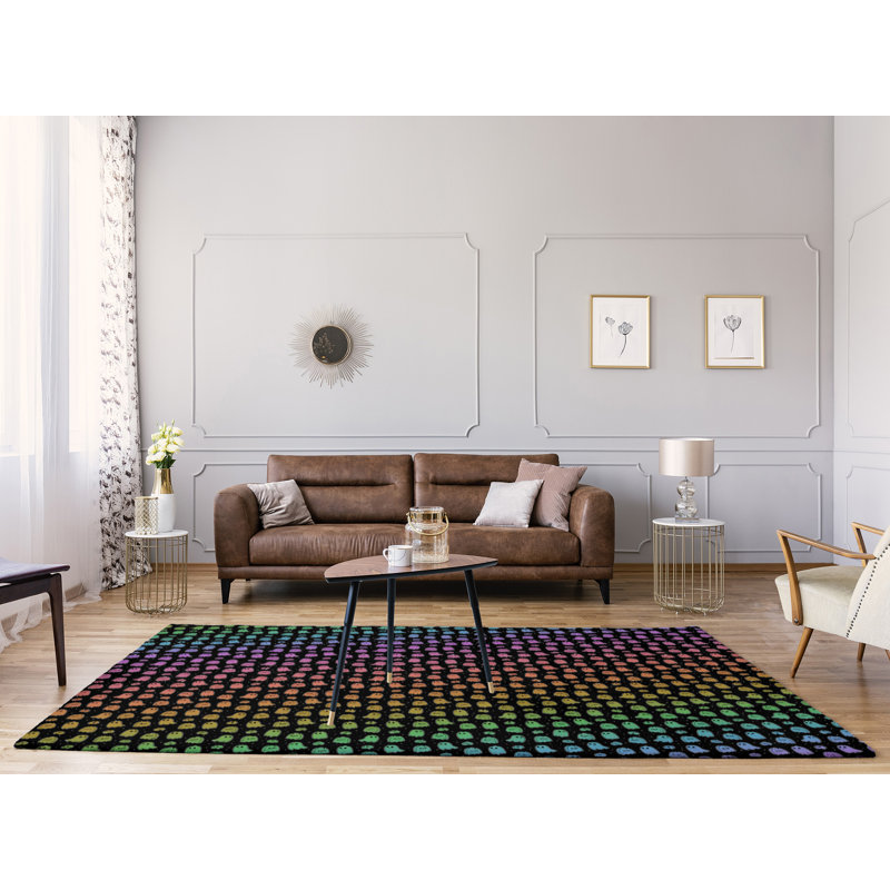 Tapis de zone rose ghosts, Rectangle 8 pi x 10 pi