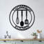 Ustensiles de cuisine - décorations murales en métal sur mesure, nom de métal dans la cuisine, cadeau de décorations murales personnalisées-120212274-120212276-120641965