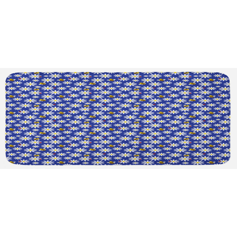 Tapis de cuisine coccinelle