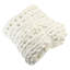 Jeté tissé en chenille ivoire Donna-1523386230