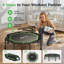 Trampoline octogonal rebondissant F3 Fitness Bcan Series BT3, capacité de 450 lb, grande surface de saut et poignée réglable pour la salle de gym à domicile