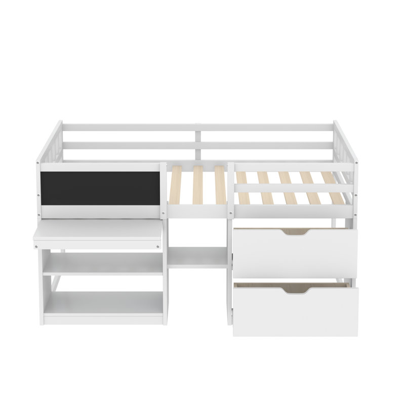 Evren Kids Twin Loft Bed, White