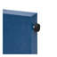 Console rustique avec 3 tiroirs cannelés - Table d'entrée en placage de bois massif avec grain de bois naturel pour le salon, couloir (bleu marine)-1252784831