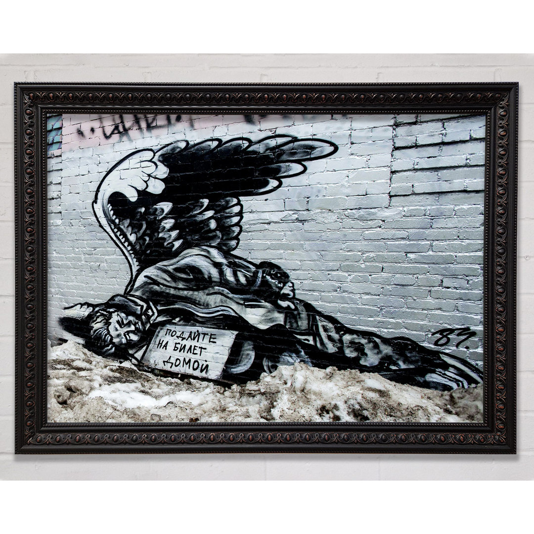 Russischer Banksy - Druck