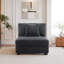 Upholstered Accent Chair with Footstool-675932308