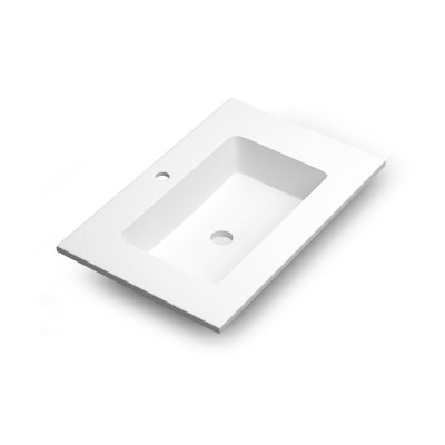 DAX Mara 18.1'' Matte White Bathroom Sink
