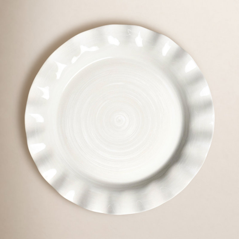Assiette plate Signature Ruffle