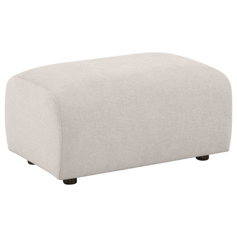 Ensemble de canapé rembourré de style moderne Mid-Century pour le salon, 6, Ivory