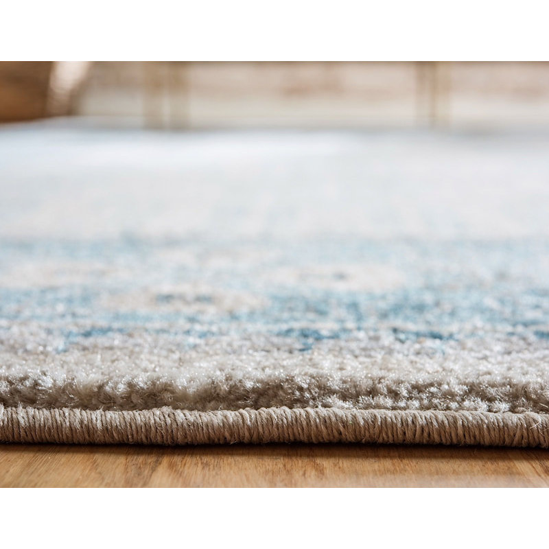 Tapis à motif oriental gris Linz, Rectangle 2 pi x 3 pi