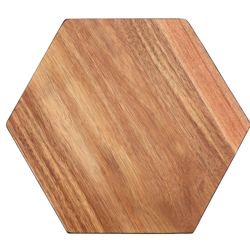 Savoy Wood Chopping Board, 2cm H x 35cm W x 30cm D, Black