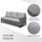 Nazime Wicker 6 - Person Patio Conversation Set with Cushions-552566146