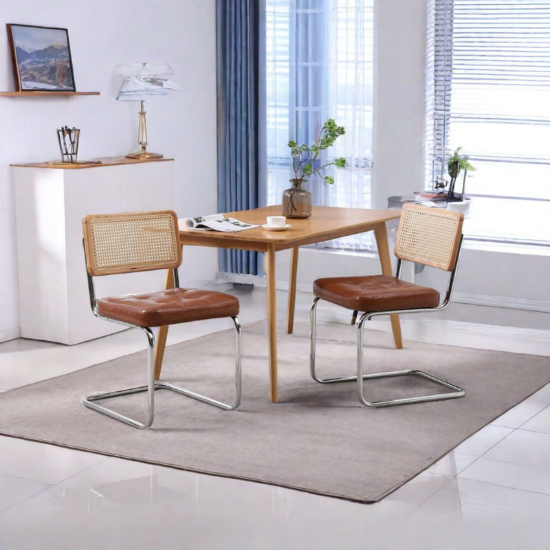 Chaise de salle à manger Ibarhim, Brun