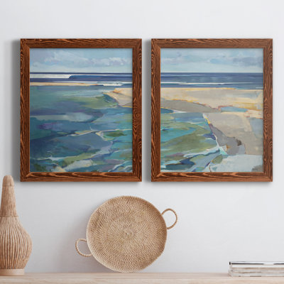 " Breakwater " 2 - Pieces Painting Print