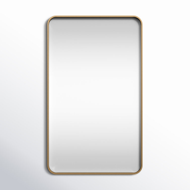 Sabine Metal Rounded Rectangle Wall Mirror