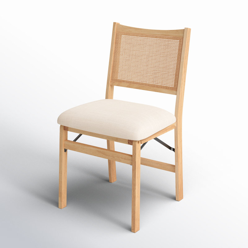 Donner Foldable Cane Back Dining Chair