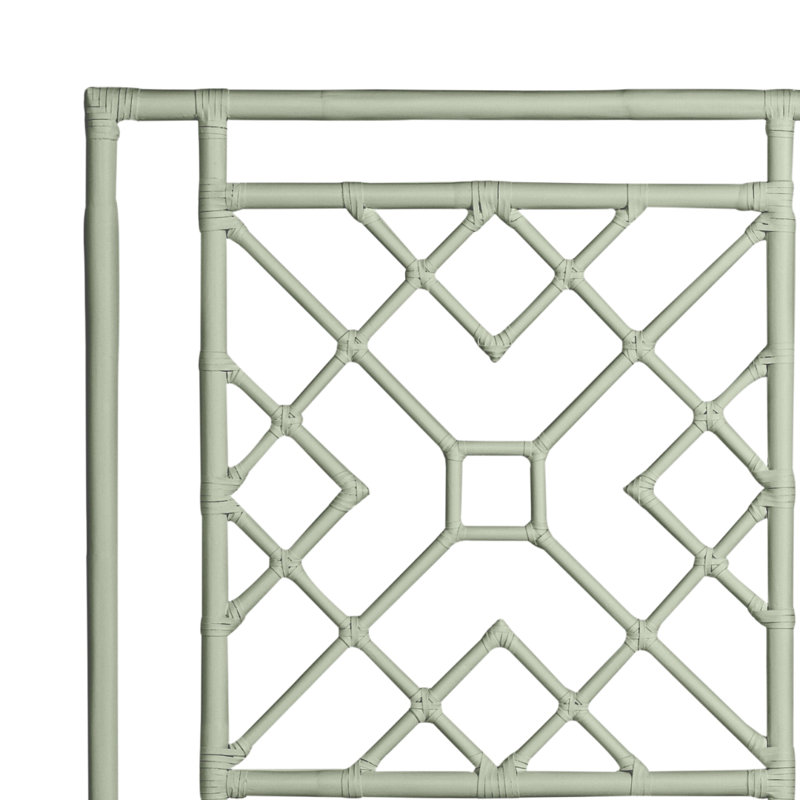 Camden Open-Frame Headboard, Queen, Celery Green
