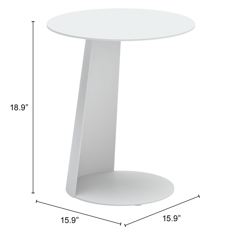 Kepper Outdoor Round Side Table