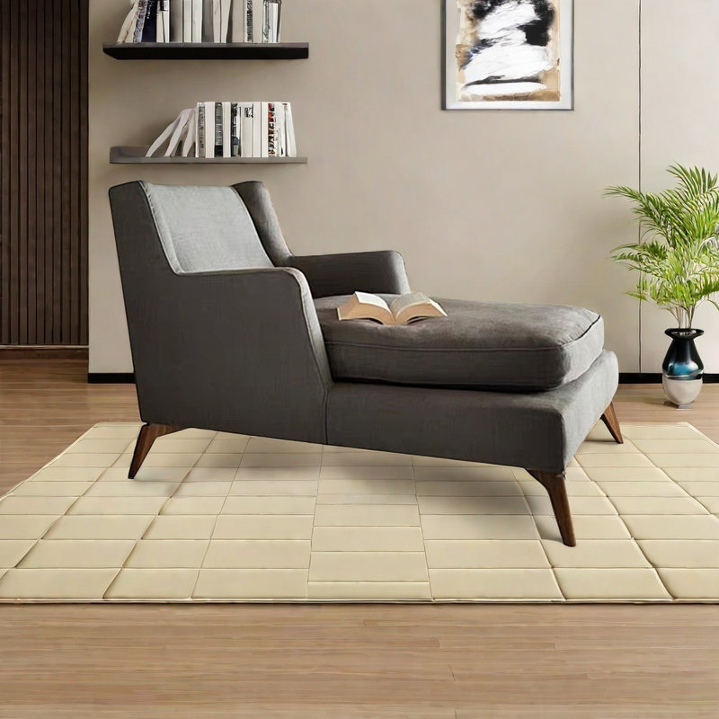 Comfortable birch chair, Gray