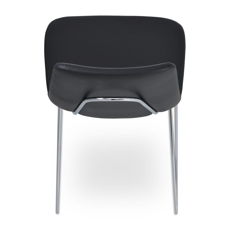 Chaise d'appoint Berlin, Noir