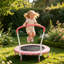 Mini trampoline 36 "pour enfants de 1 à 6 ans, transat intérieur pour tout-petits avec poignée de sécurité - Équipement d'exercice amusant