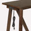 Ensemble de table de salle à manger en bois 4 pièces Casterton avec 3 tabourets rembourrés, mobilier de cuisine polyvalent-88062181-88062185-88062184