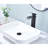 Waterfall Spout Single Handle Bathroom Faucet Pop - Up Drain No Overflow Stainless Steel Matte Black Corrosion Simple Installation Sink With Non Stable Water Flow-121675779