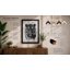 Tiger Gaze Modern - Framed Print-1299475229-1299475228