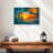 Gillard Golden Sunset Wave Canvas Print-472242410-472242384
