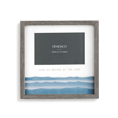 Wood Picture Frame with Mat