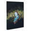 Blue Butterfly in Abstract - Wrapped Canvas-55315963