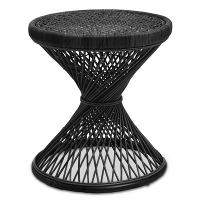 Bourbeau Rattan Accent Stool