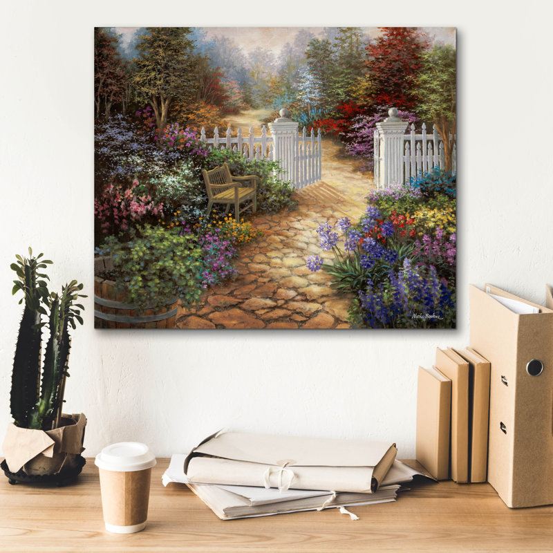 Epic Graffiti 'Gateway To Enchantment' by Nicky Boehme Canvas Wall Art, 24" x 20", 20" H x 24" W