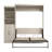 Arlex Bed and Storage Unit with Doors (89W)-88513628-91638370