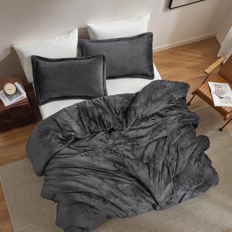 Coma Inducer Oversized Comforter - Me Sooo Comfy - Pewter, King