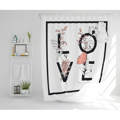 Clardy Polyester Shower Curtain