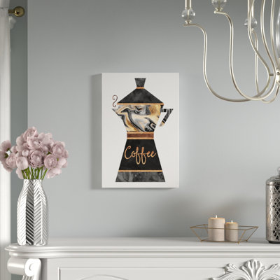 Café, impression sur toile tendue