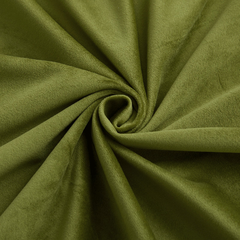 Moss Green Velvet Curtains, Sound Reducing Room Darkening Velvet Drapes for Living Room/Bedroom, Rod Pocket Window Panels 84" Long, 52 inches Wide, 2 Panels.