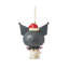 Hello Kitty JSSAN Kuromi en chapeau de père Noël H 3,75 po