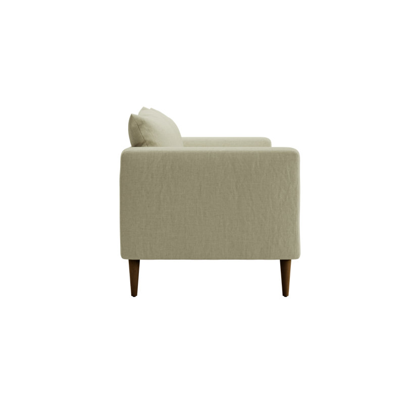 Essential Loveseat, Natural Hemp Blend, Dark Brown