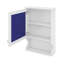 Armoire de rangement de salle de bain murale 20 "avec miroir, rangement mural avec porte-118673180