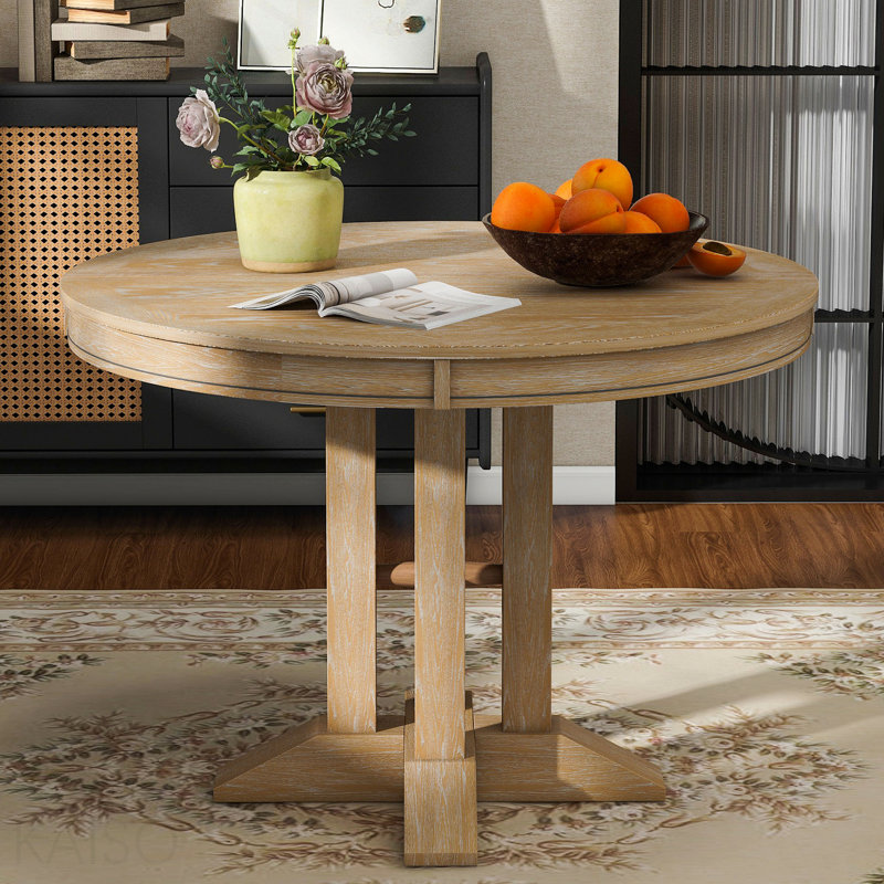 Table de salle à manger extensible Farmhouse, Brun