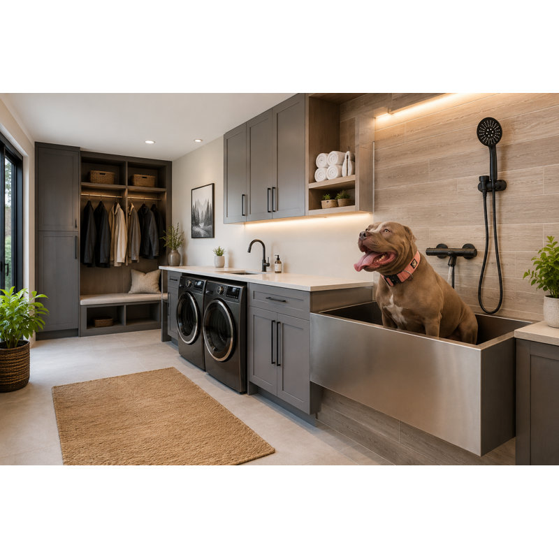 Baignoire pour vestibule Artisan-Pet, 12" H x 36" W x 24" D