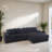 111.02" Wide Right Hand Facing Sectional Sofa Couch with Chaise Lounge-2043337824
