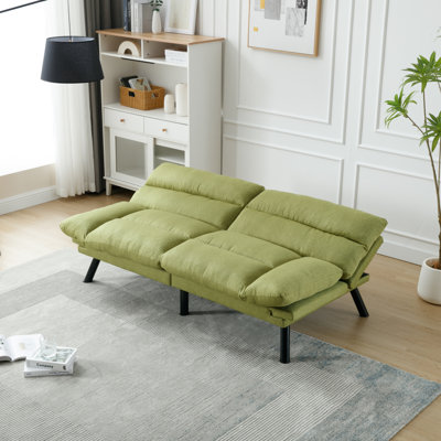 Meuble de chambre, meubles de chambre à coucher, meubles de salon, canapé avec coussin épais, canapé-lit, canapé-lit avec pieds en métal United.