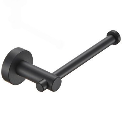 Porte-papier hygiénique noir mat Thumin Space
