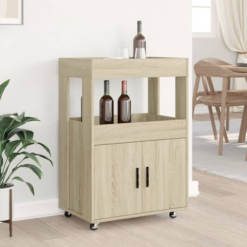 Shebra 60cm Mini Bar, Sonoma Oak