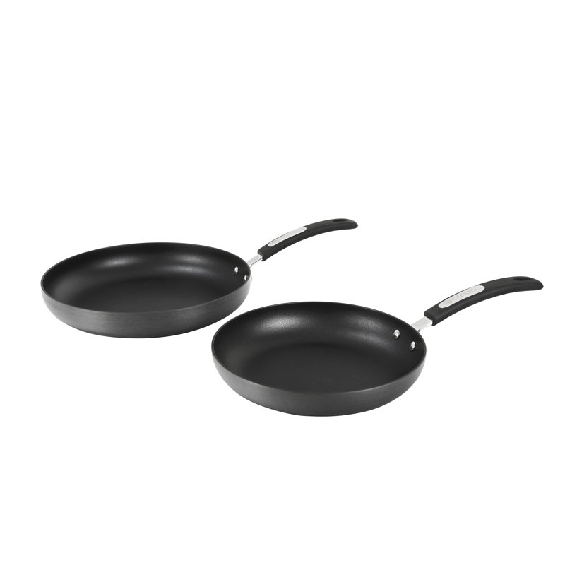 CHLLO Series Othello Non Stick Hard-Anodized Aluminium 2 Piece Frying Pan Set