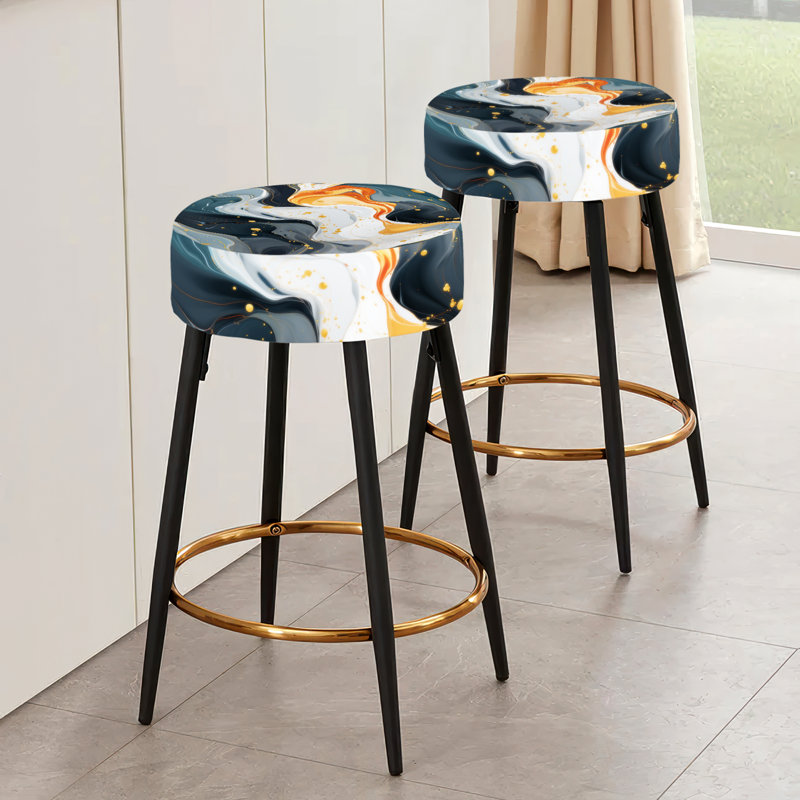Ensemble de 2 tabourets de bar en marbre Urban Retreat